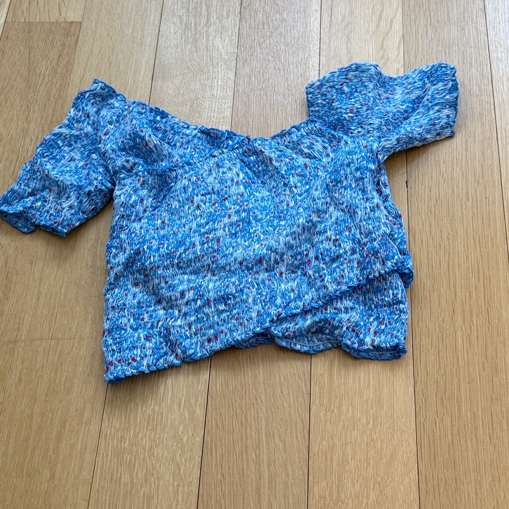 Poupette St Bart Criss Cross Top